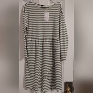 Striped Long Sleeve Dress